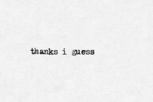 thanks i gur ess