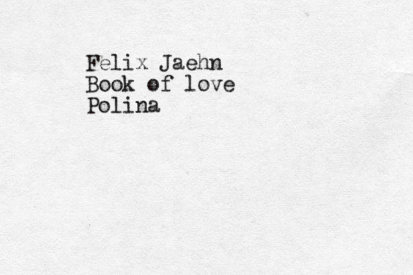 Felix Jaehn Book of love Polina