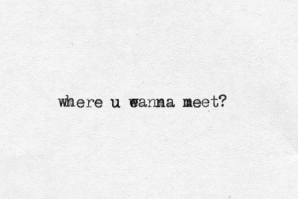 where u e wanna meet?