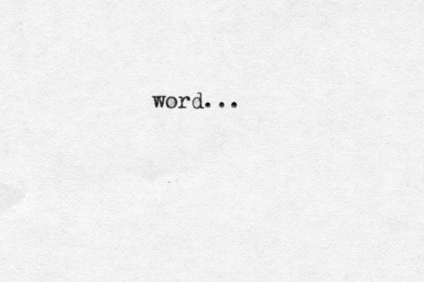 word...