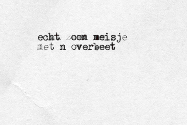 echt zoon meisje met n overbeet