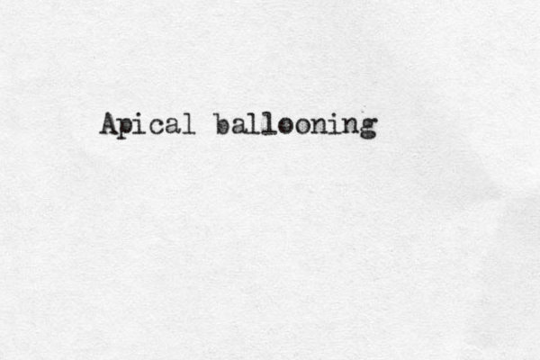 Apical ballooning