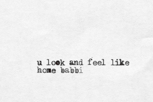 u look and feel like home babbi