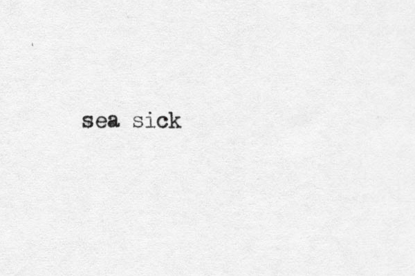 sea sick