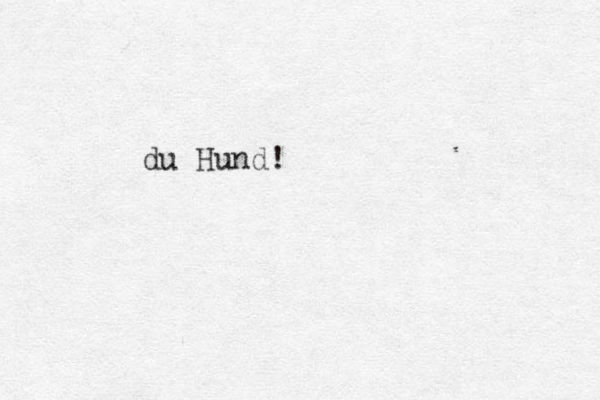 du Hund! 