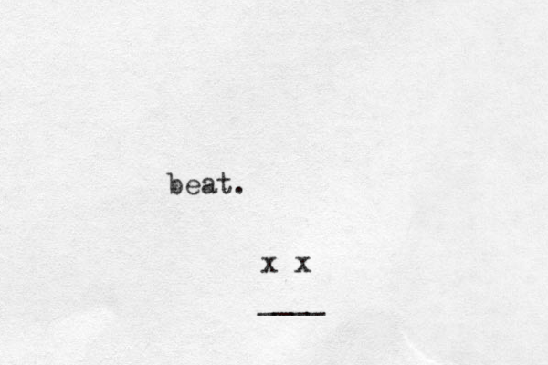 beat. x x ____ 