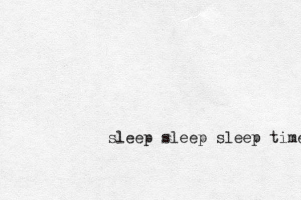 sleep sleep sleep time 