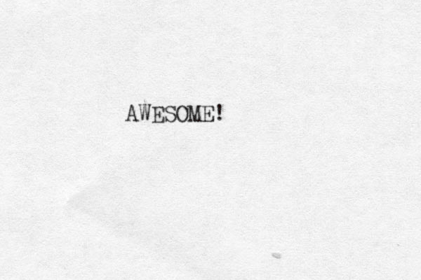 AWESOME!