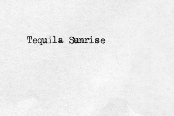 Tequila Sunrise