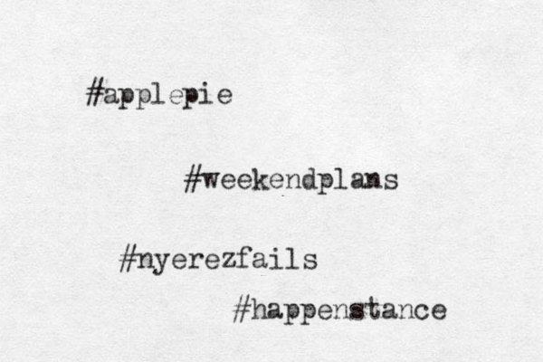 #applepie #weekendplans #nyerezfails #happenstance 