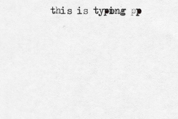 this is typong pp i 