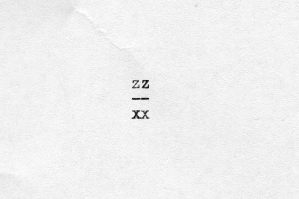 zz -- xx x 