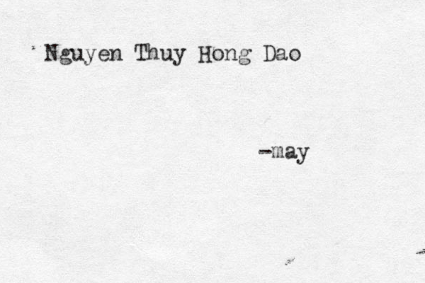 Nguyen Thuy Hong Dao -may