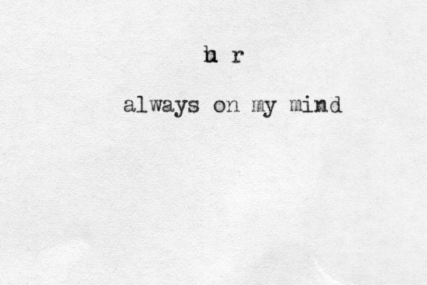 always on my mind h r u u 