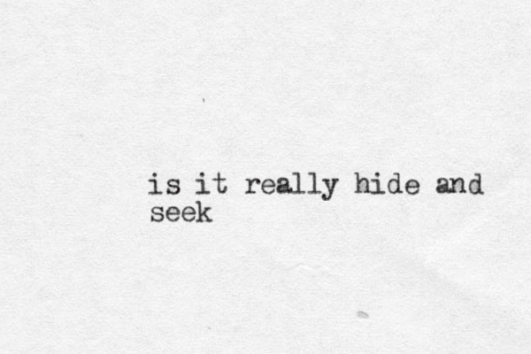 is it really hide and seek
