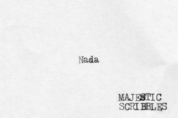 Nada MAJEs STIC SCRIBBLES 