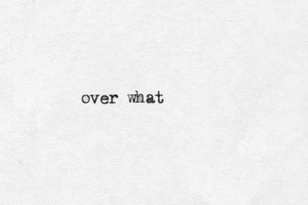 over what