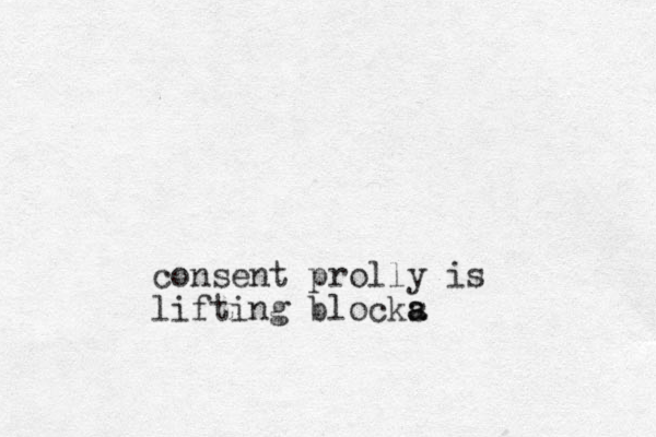 consent prolly is lifting blocka s a