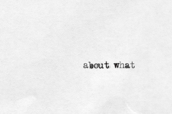 about what .