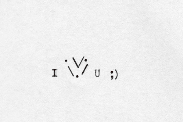 . / \ . . \/ I U ;)