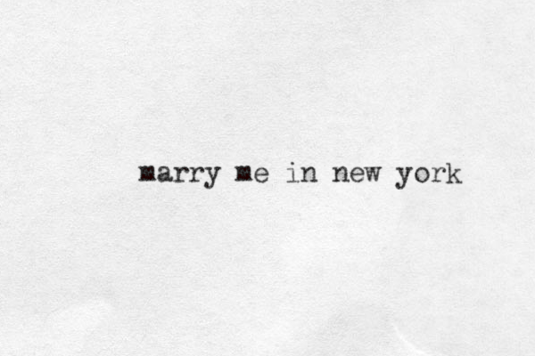 marry me in new york