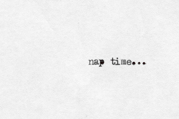 nap time... 