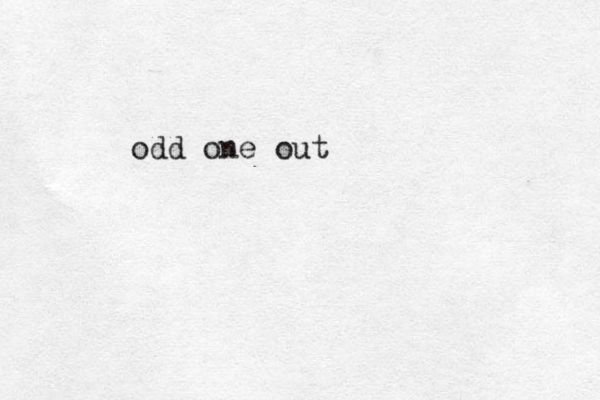 odd one out