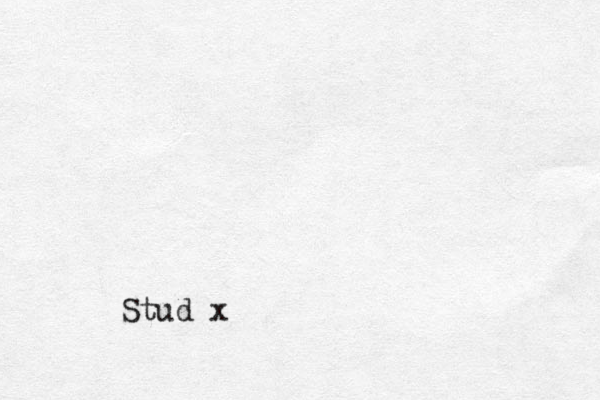 Stud x