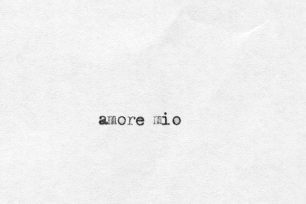 amore mio