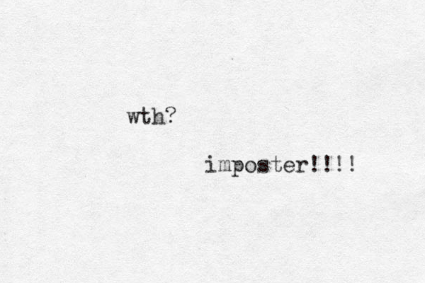 wth? imposter!!!! 