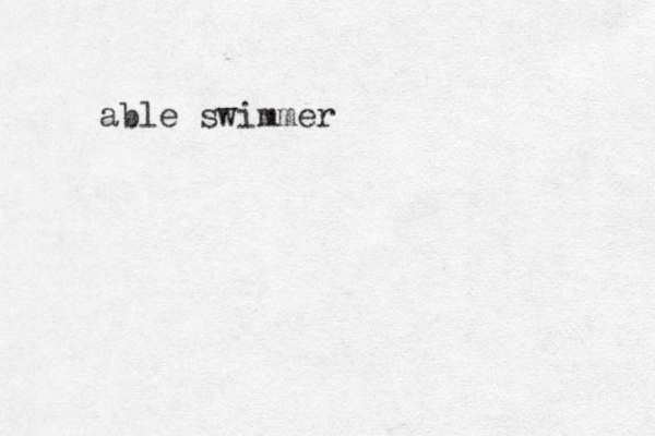 able swimmer