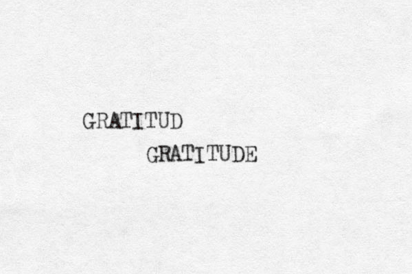 GRATITUD GRATITUDE