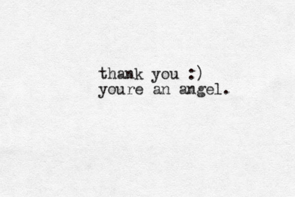 thank you :) youre an angel.
