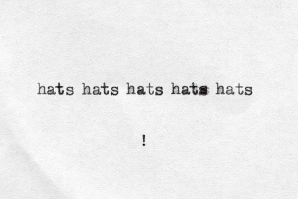 hats hats hats hats hats !