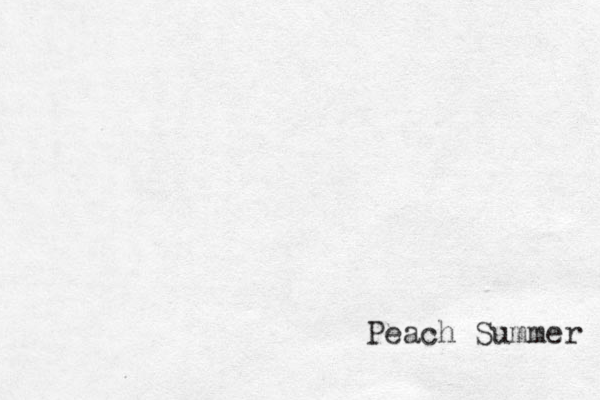 Peach Summer 