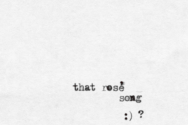 that rose ,song :) ?