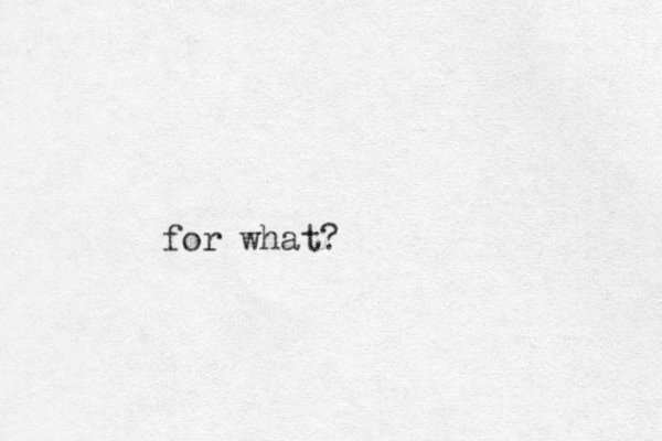 for what?