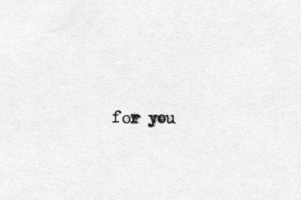 for you
