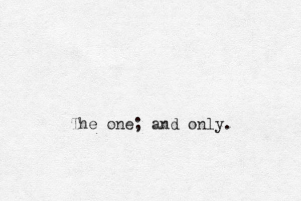 The one; and only.