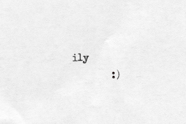 ily :)