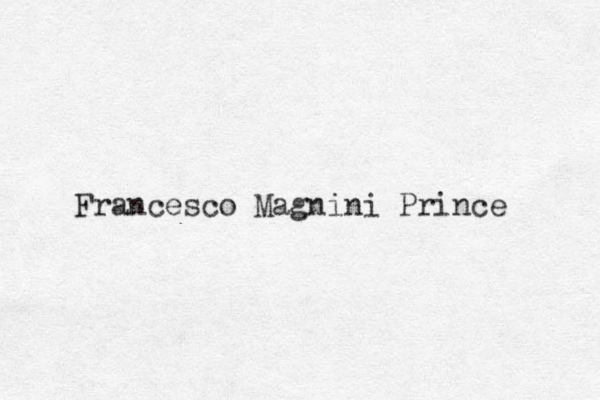Francesco Magnini Prince 