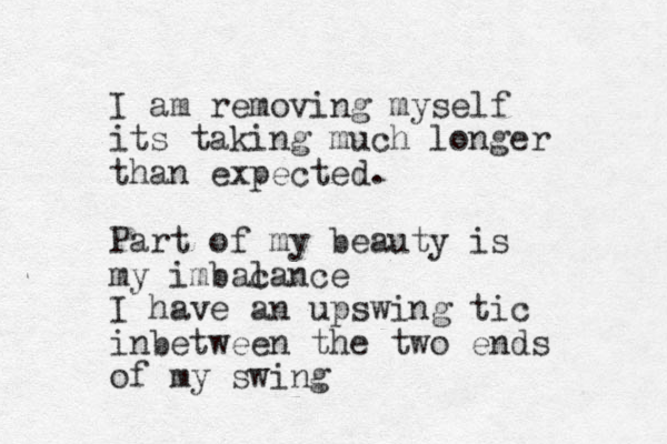 I am removing myself its taking much longer than expected. Part of my beauty is my imbac lance I have an upswing tic inbetween the two ends of my swing 
