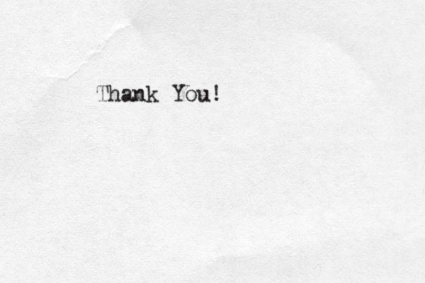 Thank You!