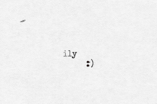 ily :) 