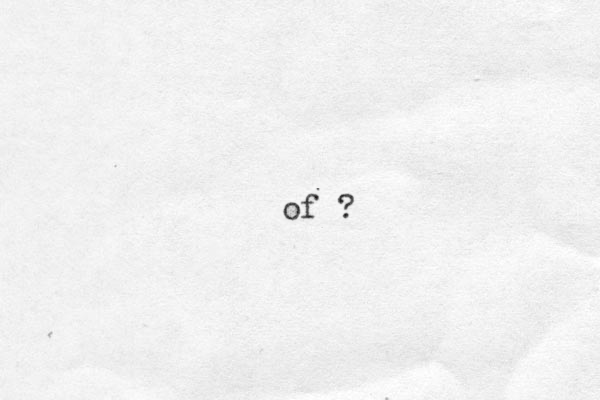 of ?