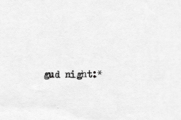 gud night:*