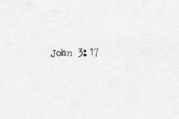 John 3:17