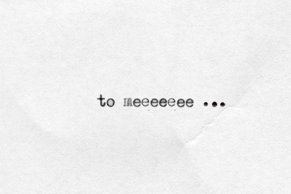 to meeeeeee ...