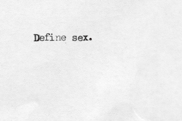 Define sex.