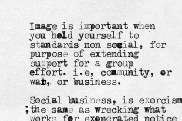 Image is important when you hold yourself to standards non sov x c c cial, for purpose of extending support for a group effort. i.e, community, or wat r r r r, or business. Social business, is exorcism the ; same as wrecking what works for exonerated notice 